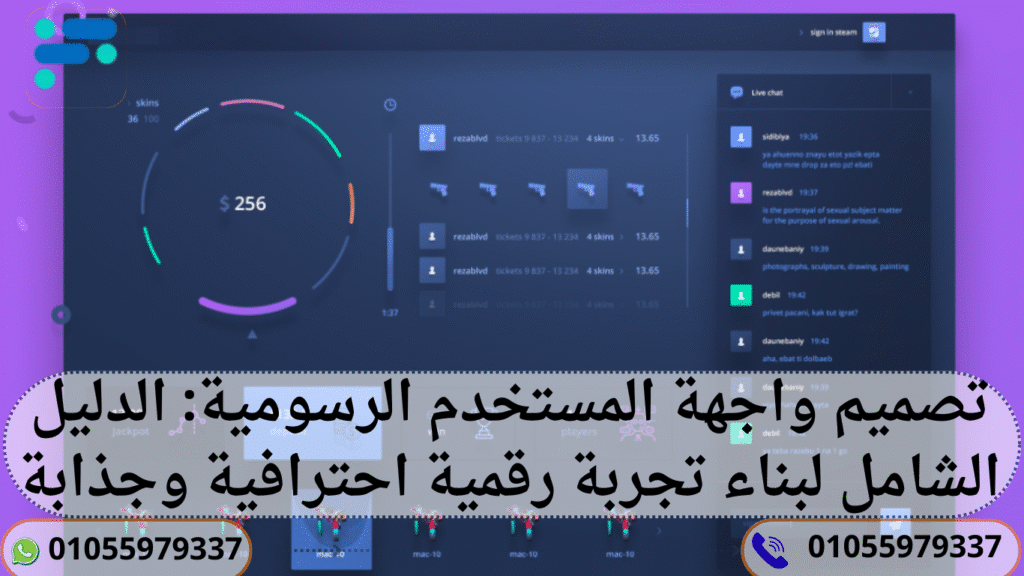 تصميم واجهة المستخدم الرسومية